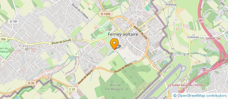 localisation de l'entreprise ONG PIERMARC FRANCE à FERNEY-VOLTAIRE