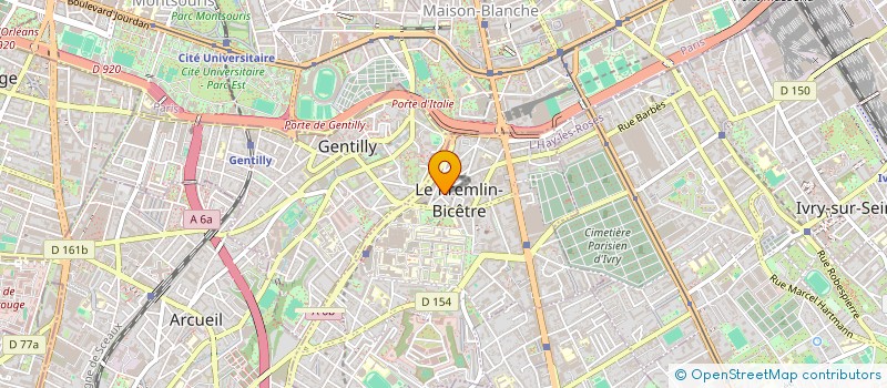 localisation de l'entreprise ONG SANTE ACTIONS SOLIDAIRES  LE KREMLIN-BICETRE