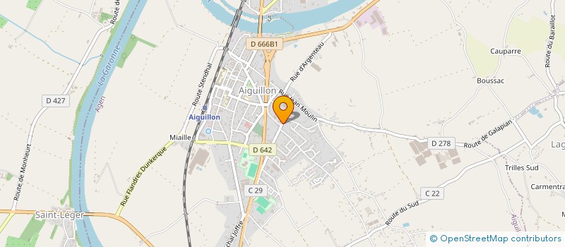 localisation de l'entreprise ONGI ETORRI à AIGUILLON