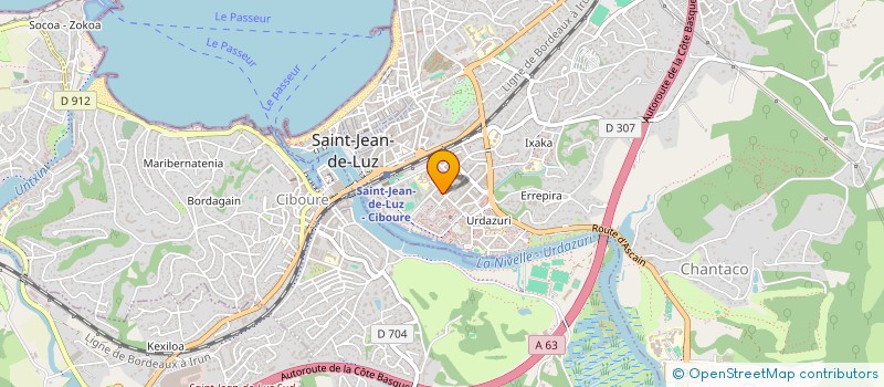 localisation de l'entreprise ONGI ETORRI à SAINT-JEAN-DE-LUZ