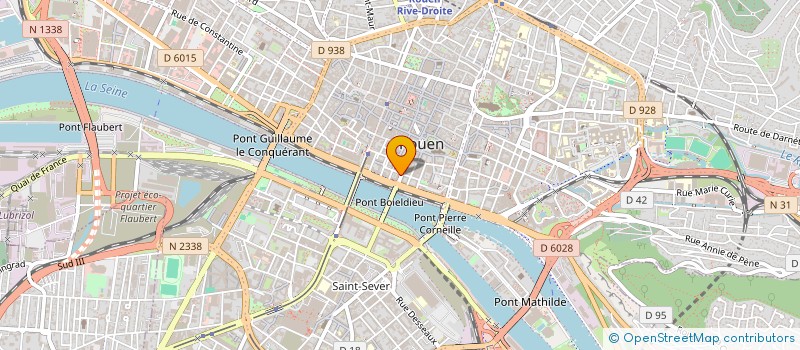localisation de l'entreprise ONGL CREATION à ROUEN