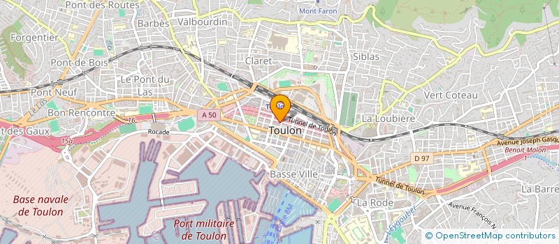 localisation de l'entreprise ONGL'NAILS à TOULON
