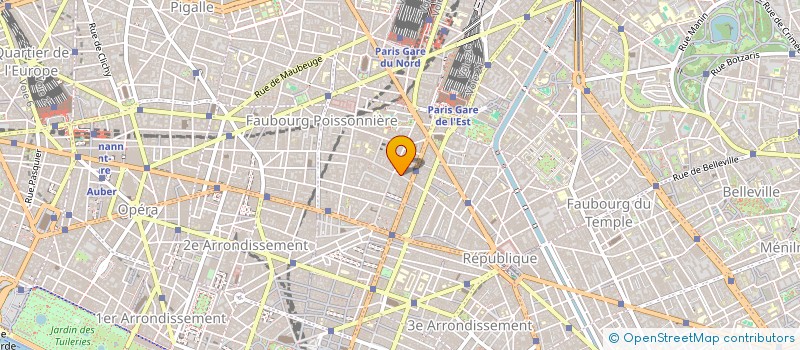 localisation de l'entreprise ONGLE 76  PARIS