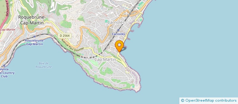 localisation de l'entreprise ONGLE DESIGN SARL à ROQUEBRUNE-CAP-MARTIN
