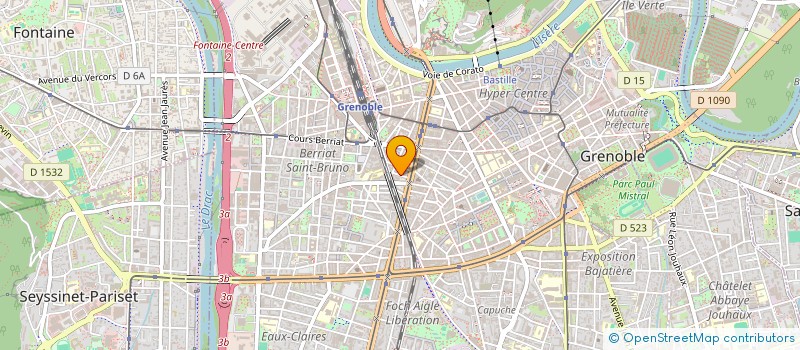 localisation de l'entreprise ONGLE MAKE UP à GRENOBLE