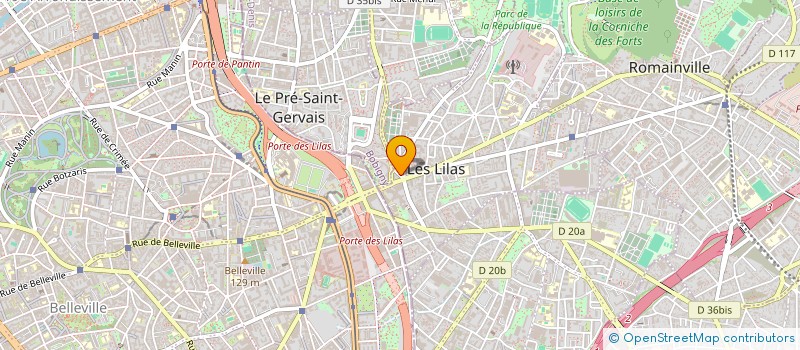 localisation de l'entreprise ONGLERIE DES LILAS à LES LILAS
