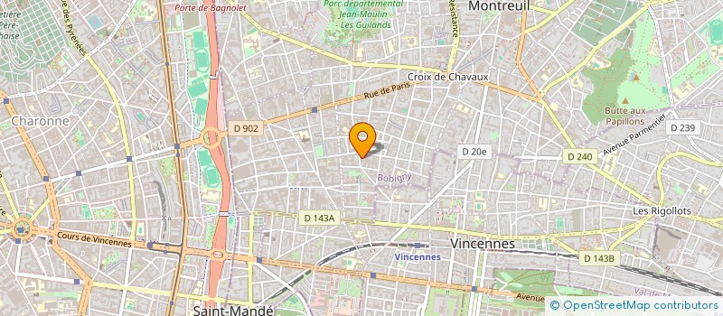 localisation de l'entreprise ONGLERIE, E-COMMERCE à MONTREUIL