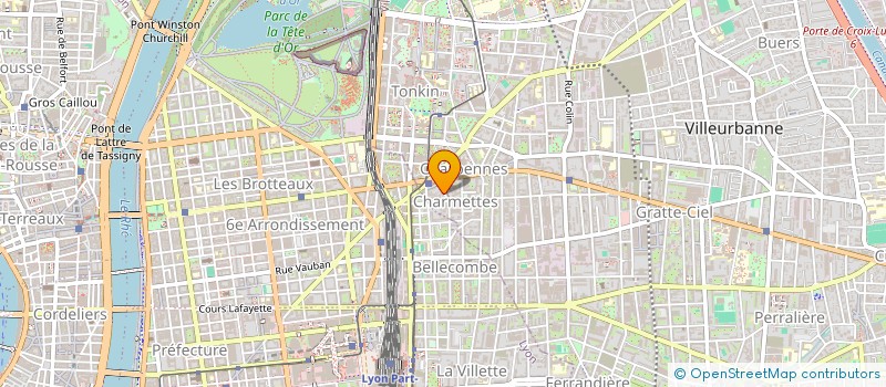 localisation de l'entreprise ONGLES ASIE STYLE  VILLEURBANNE