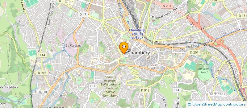 localisation de l'entreprise ONGLES CHICS ET GLAM' S à CHAMBERY