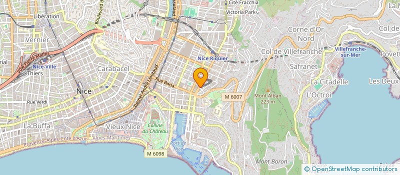 localisation de l'entreprise ONGLES DE STAR à NICE