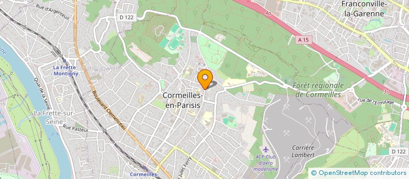 localisation de l'entreprise ONGLES ET BEAUTE à CORMEILLES-EN-PARISIS