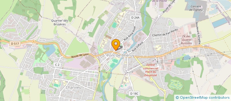 localisation de l'entreprise ONGLES ET STRASS à PONT-DE-CHERUY