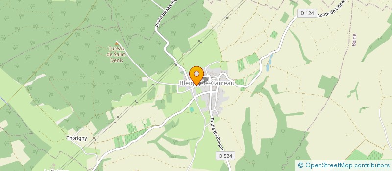 localisation de l'entreprise ONGLES FEE à BLEIGNY-LE-CARREAU