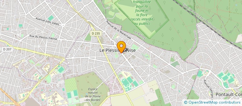localisation de l'entreprise ONGLES PLUS à LE PLESSIS-TREVISE