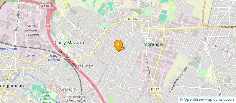 localisation de l'entreprise ONGLIMISSIM' à MORANGIS