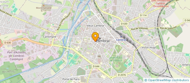 localisation de l'entreprise ONGLISSIM'MUST à CAMBRAI