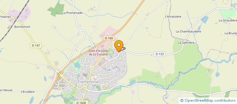 localisation de l'entreprise ONGLIZ  TREMENTINES