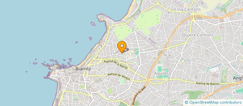 localisation de l'entreprise ONGUI ETHORRI à BIARRITZ