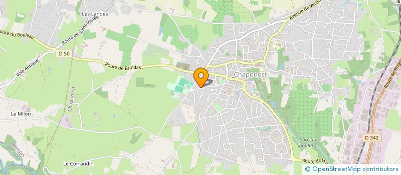 localisation de l'entreprise ONHEA  CHAPONOST