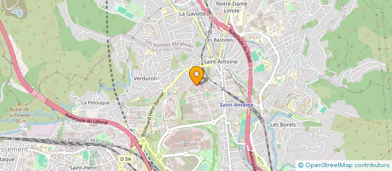 localisation de l'entreprise ONI SERVICES à MARSEILLE