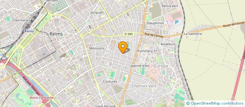 localisation de l'entreprise ONIELS  REIMS