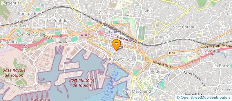 localisation de l'entreprise ONIGIRI  TOULON