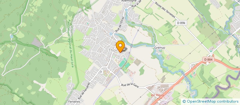 localisation de l'entreprise ONIGO  THOIRY