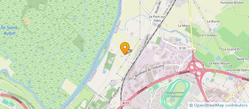 localisation de l'entreprise ONILLON DOMINGUEZ GESTION BIENS  ECOUFLANT