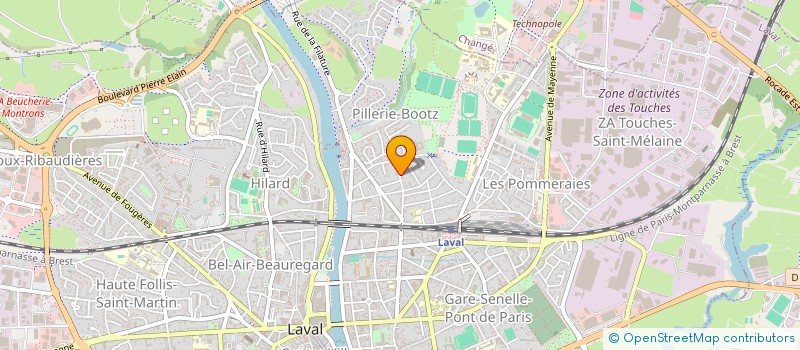 localisation de l'entreprise ONILS à LAVAL
