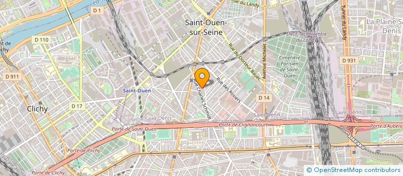 localisation de l'entreprise ONILUX à SAINT-OUEN-SUR-SEINE