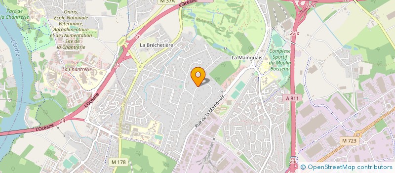 localisation de l'entreprise ONIMAJ SARL  CARQUEFOU