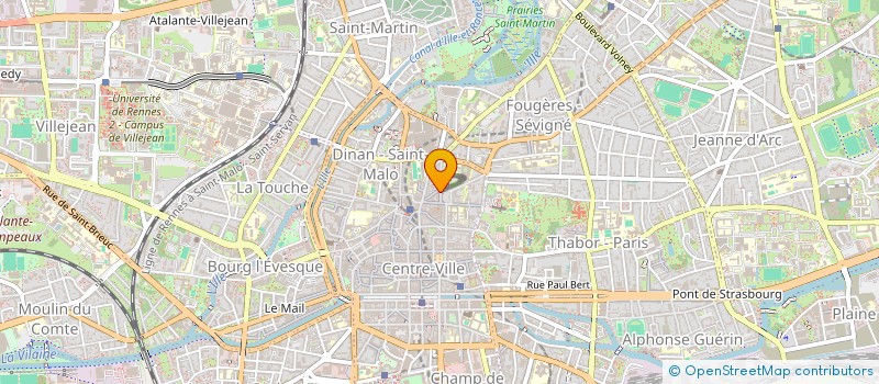 localisation de l'entreprise ONIMO INVEST  RENNES