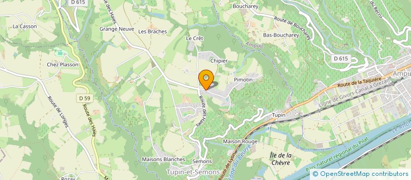 localisation de l'entreprise ONIMUS IMMO PRO  TUPIN-ET-SEMONS