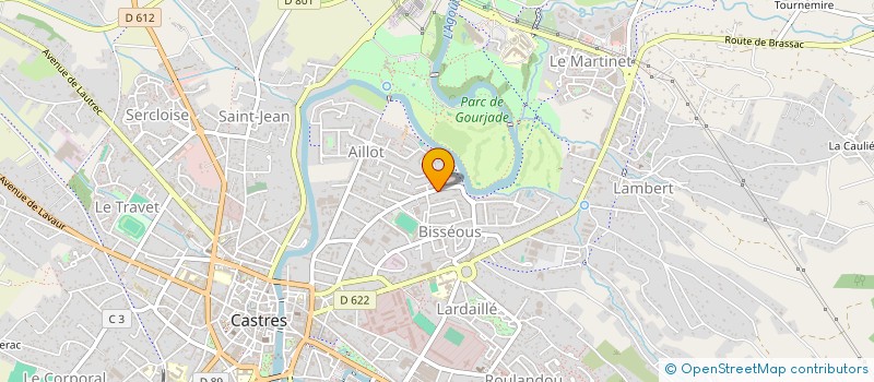 localisation de l'entreprise ONIRA GLIKA  CASTRES