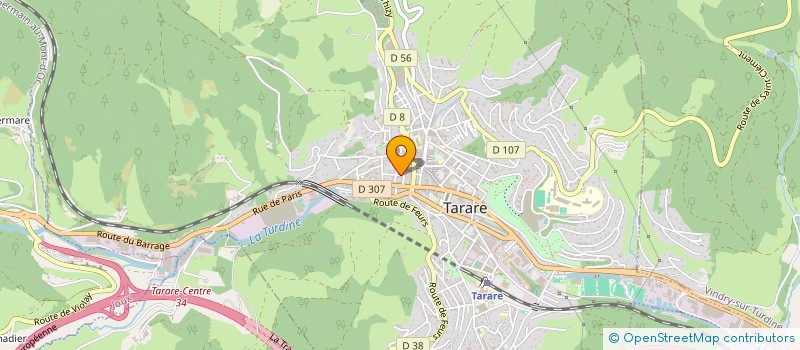 localisation de l'entreprise ONIRIK  TARARE