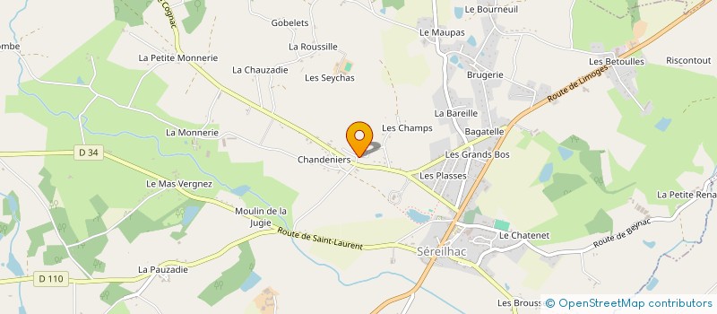 localisation de l'entreprise ONIRIQ à SEREILHAC