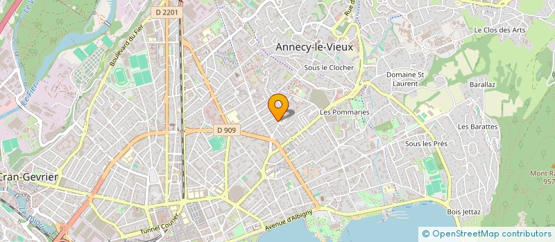 localisation de l'entreprise ONIRIQUE à ANNECY