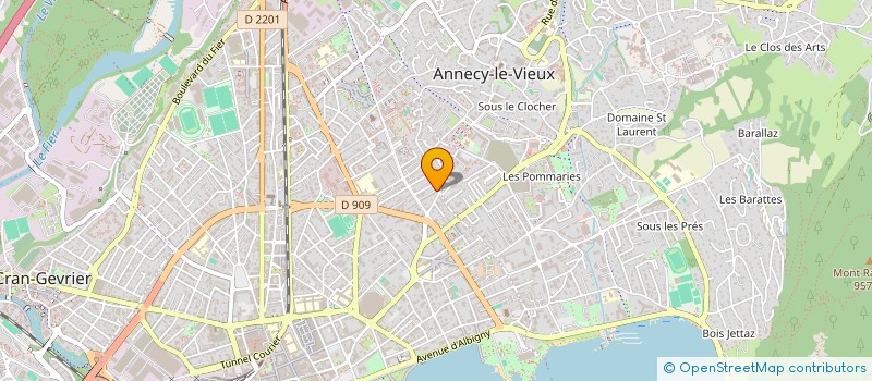 localisation de l'entreprise ONIRIQUE COOPERATIVE  ANNECY