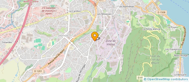 localisation de l'entreprise ONIROPOLIS à ANNECY