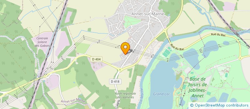 localisation de l'entreprise ONIS  ANNET-SUR-MARNE