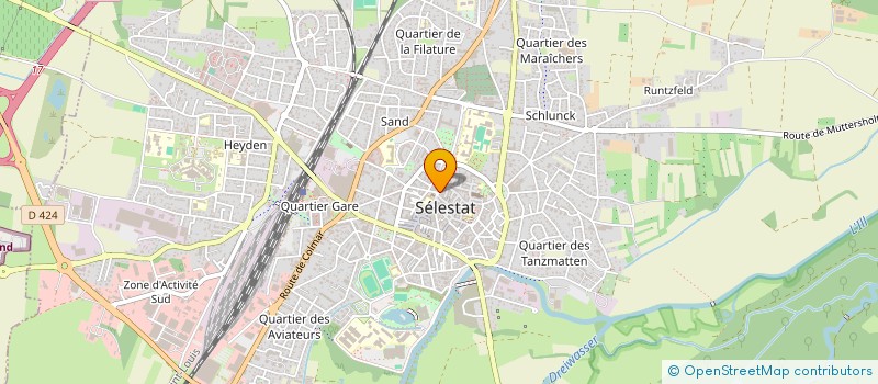 localisation de l'entreprise ONIS à SELESTAT