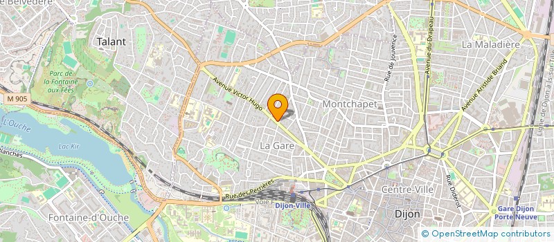 localisation de l'entreprise ONIS-DISTRIBUTION à DIJON