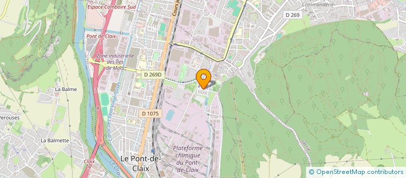localisation de l'entreprise ONISKIN  LE PONT-DE-CLAIX