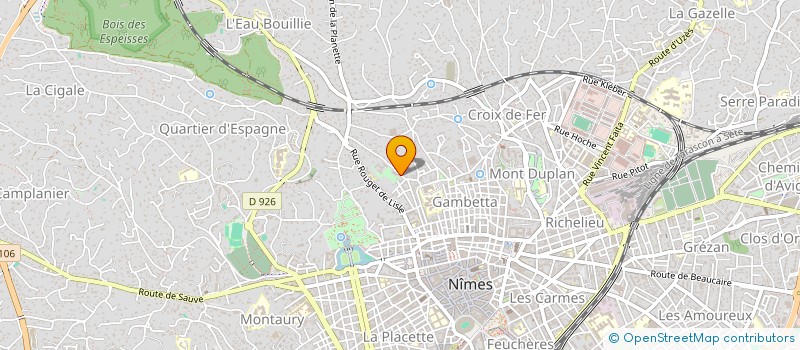 localisation de l'entreprise ONIVIO  NIMES