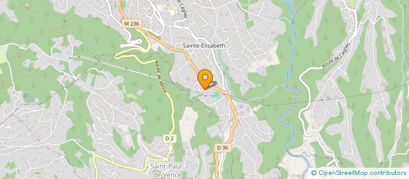 localisation de l'entreprise ONIX 06 à VENCE