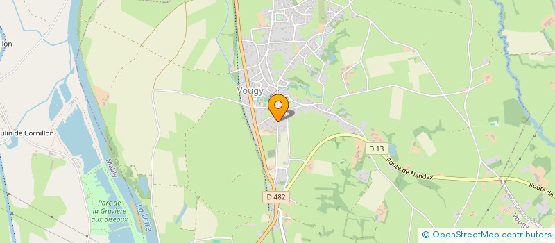 localisation de l'entreprise ONIX  VOUGY