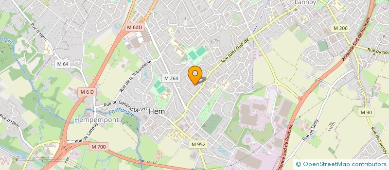 localisation de l'entreprise ONIX INVESTS  HEM