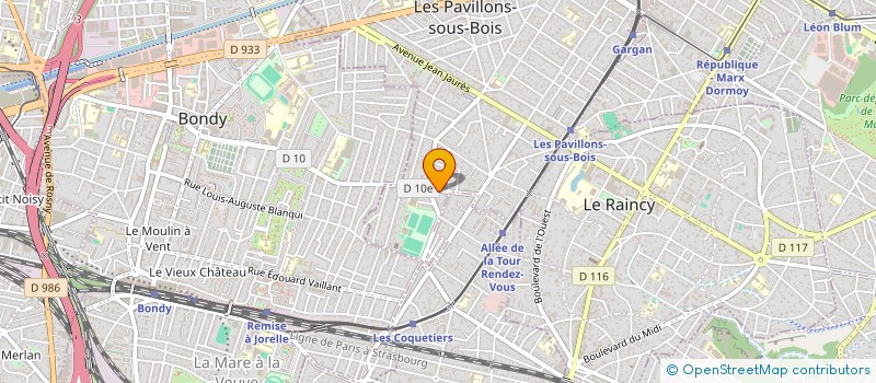 localisation de l'entreprise ONIX RENOV  LES PAVILLONS-SOUS-BOIS