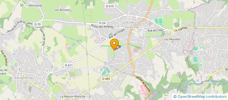 localisation de l'entreprise ONKAVA  GREZIEU-LA-VARENNE