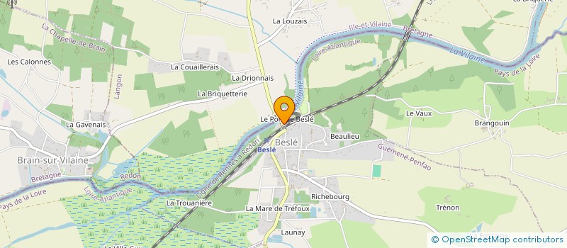 localisation de l'entreprise ONKIOTA  GUEMENE-PENFAO